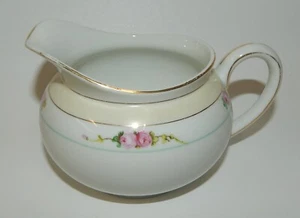 Noritake Morimura Nippon Pink Rose Cream Band Cup Creamer Cream Pitcher - Picture 1 of 2