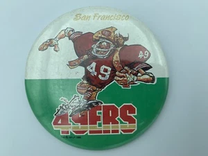 VINTAGE 1988 San Francisco 49ers Football NFL - LARGE - Pinback Button - Bild 1 von 5