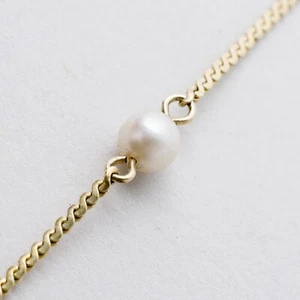 Halskette Serpentin Kette Perlen 925 Silber 5,4 mm 91 cm 8,09 g - Picture 1 of 8