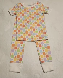 NWT Old Navy Easter Print Pajamas PJs 2PC 3T Toddler Girl - Picture 1 of 1