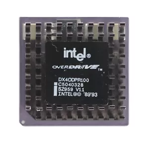 Socket 1 Processor - Intel OverDrive DX4ODPR100 - SZ959 - RARE - TESTED - Picture 1 of 2