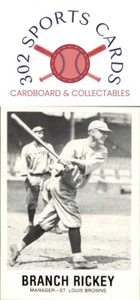 1977-84 Galasso Glossy Greats #124 Branch Rickey - Picture 1 of 2