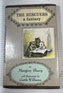 The Rescuers a Fantasy by Margery Sharp 1959 Little Brown Good Hardcover w/DJ - Imagen 1 de 4
