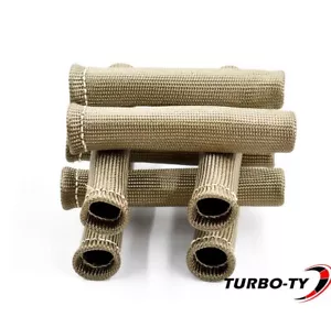 1800° Titanio BUJÍA ALAMBRE BOTAS PROTECTOR TÉRMICO FUNDA SBC BBC 350 - Imagen 1 de 9