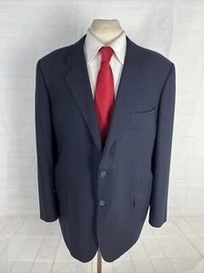 Corneliani Men's Navy Blue Solid Wool Blazer 42R $2,898 - Picture 1 of 11