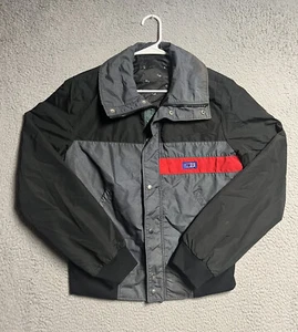 Vintage 80’s CB Sports Ski Jacket Men’s Medium Red Black Full Zip - Picture 1 of 19