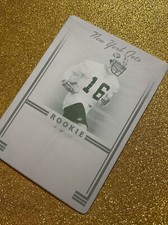 BRAD SMITH ROOKIE 1/1 PRESS PLATE CYAN 2006 DONRUSS THREADS #173 RARE STORE MORE