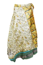 Boho Gypsy Wrap Skirt Don't Be Salty Double Layered Reversible Party Gift Skirt