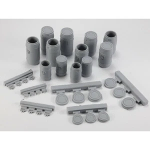 MacOne 1/35 Plastic Drums (12 barrels of 3 different sizes) - Picture 1 of 1