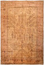 Rare Antique Oushak Angora Oushak Handmade Oushak Wool Found 9x12 257cm x 351cm