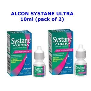 Alcon Eye Drops Systane Ultra Lubricante Alto Rendimiento Paquete de 10 ml 2 Exp. 2025 - Imagen 1 de 2