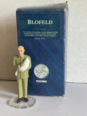 Corgi collectables Icon Figures. Blofield from James Bond Film. small figure - Image 1 of 4