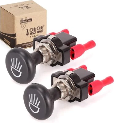 Interruptor de empuje de faros de carro de golf universal para Yamaha EZGO Club Car, 12V Foto 1 de 4