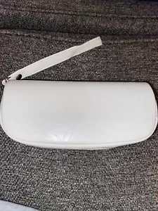 NEW OAKLEY SUNGLASSES EYEGLASSES OPTICAL WHITE ZIPPER CASE POUCH AUTHENTIC - Picture 1 of 10
