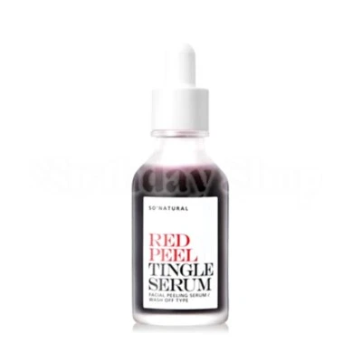 SO'NATURAL Red Peel Tingle Serum 35ml - Exfoliating Care Wash Off Type - Image 1 of 4