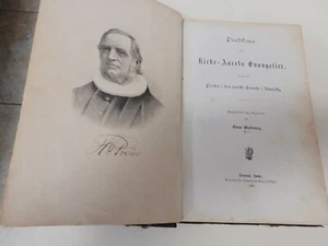 1888 Prefects over Church year Gospels Ginar Wulfsberg Lutheran Danish Book BSH3 - Picture 1 of 12