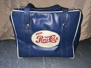 Vintage Pepsi Bag Cooler Lunch Bag Soda Advertising Drink Pepsi Cola OLD RARE - Picture 1 of 24