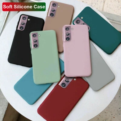 For Samsung S22 S21 S20 Ultra S10 Lite Silicone Slim Soft TPU Phone Case Cover