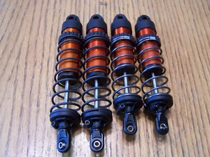 Amortiguadores y resortes de aluminio naranja GT-Maxx delanteros y traseros Fit Traxxas Sledge 95096-4 - Imagen 1 de 2
