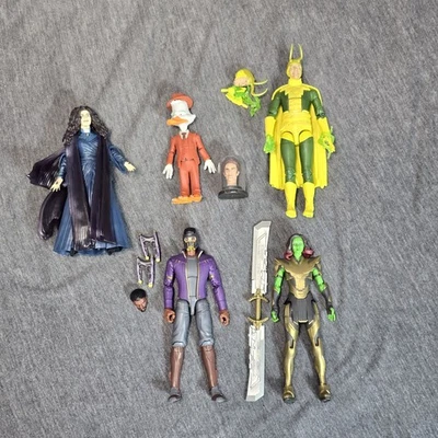 Marvel Legends Lot Of 5 What If Gamora Loki Black Panther Howard Agatha Starlord - Image 1 of 4