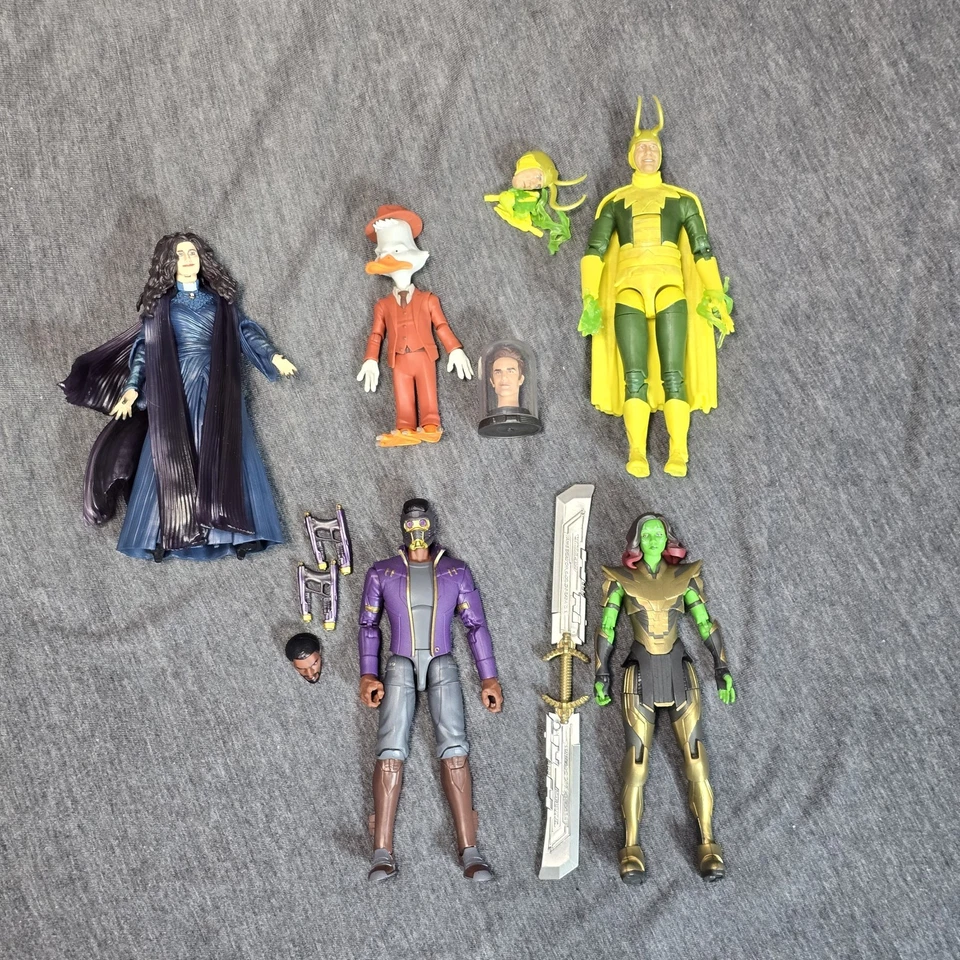 Marvel Legends Lote de 5 What If Gamora Loki Black Panther Howard Agatha Starlord Foto 1 de 1