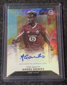2023/24 Topps Inception UEFA CC Angel Gomes Auto /49 - Picture 1 of 2