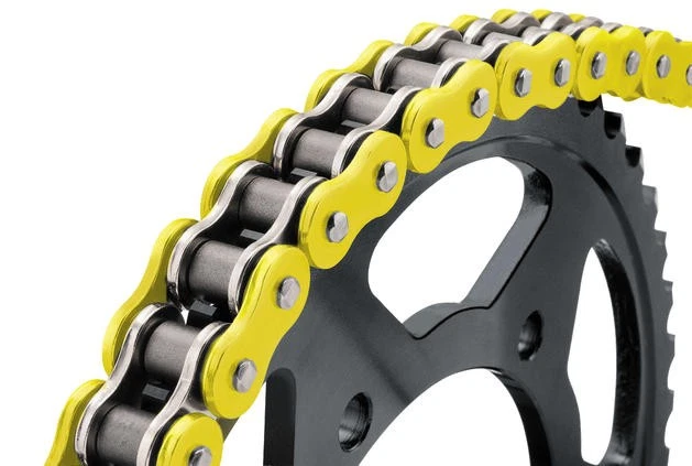 Corrente BikeMaster 525 BMXR X-Ring 150 elos amarela - Imagem 1 de 1