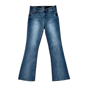 Democracy AB Solution Damen Jeans Größe 8 Bootcut Stretch Used Blau Hose - Bild 1 von 11