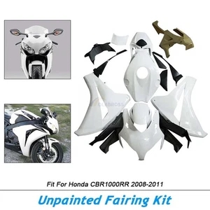 Bodywork Fairing Kit Unpainted Fairings Set Fit For Honda CBR1000RR 2008-2011 - Picture 1 of 11