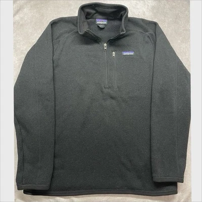 Patagonia Better Sweater 1/4-Zip Fleecepullover Herren L schwarz STY25523 UVP 139 $ - Bild 1 von 4