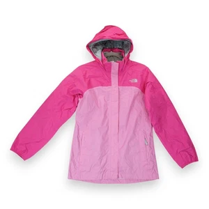 The North Face Pink Girls XL Dry HyVent Rain Coat Jacket Windbreaker Hooded - Picture 1 of 9
