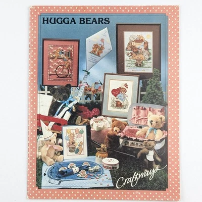 Craftways Hugga Bears Counted Cross Stitch Patterns 1983 - Image 1 of 3
