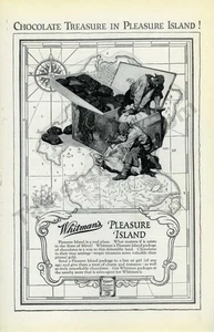 1925 Whitman's Candy Sampler Box Treasures Great Old PRINT AD Wall Decor! (4291) - Picture 1 of 1