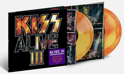 KISS ALIVE III 30th Anniversary Yellow/Orange Colored Vinyl 2 LP SEALED! Foto 1 de 4
