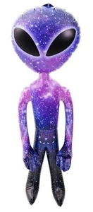 63" GALAXY COLOR ALIEN INFLATE INFLATABLE TOY pool swimming summer new - Picture 1 of 1