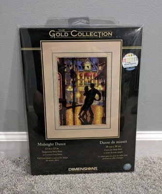 NEW Dimensions~Gold Collection Midnight Dance 11"X15" Cross Stitch Kit 35248  - Image 1 of 4