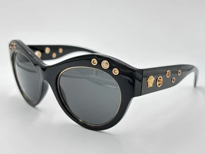 VERSACE MOD.4320 GB1/87 BLACK/ GOLD Sunglasses AUTHENTIC VE4320 ITALY - Image 1 of 4