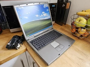Retro Dell Latitude 100L 15.1" 80GB HDD 512 RAM Windows XP Laptop Battery 15m - Picture 1 of 22