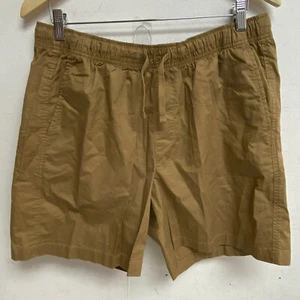 DSG Men's 6" Inseam Cotton Woven Shorts Sahara Sand Relaxed Solid Trend DAM13135 - Picture 1 of 8