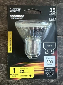 FEIT Electric 4 watts MR16 LED Bulb 300 lumens Bright White Reflector 35 Watt - Picture 1 of 2