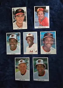 7 Baltimore Orioles Signed Autographed Postcard Photos Brooks Robinson etc - Picture 1 of 2