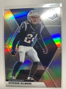 2020 Panini Mosaic Football Stephon Gilmore Silver Prizm New England Patriots - Picture 1 of 2