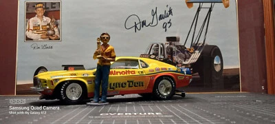 1/18 Chevy Ford Drag Racing Driver Figure NHRA Unfinish Discontinued Item - Image 1 of 4