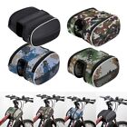 Stylish Black/Camouflage Design for Fashionable Bicycle Front Beam Bag