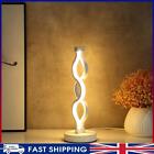 # Spiral Wave LED Tischlampe Moderne Schreibtisch Deko Lampen (UK Warmweiß)