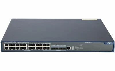 Managed Switch H3C S5120-24P-EI 24G + 2 Slots - Tested OK + Cables + Supports - Image 1 of 2