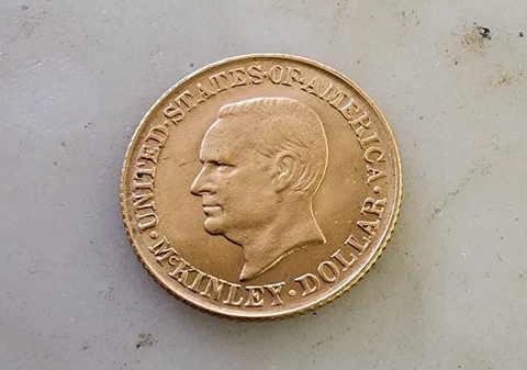 1916 McKinley G$1 Commemorative Gold Dollar Cover