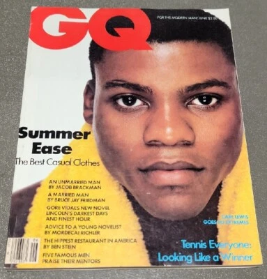GQ Magazine June 1984 Gentleman's Quarterly Vintage - Image 1 of 2