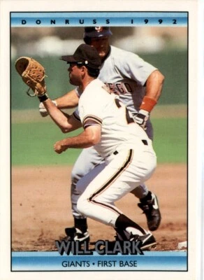1992 Donruss - Will Clark #214 - Image 1 of 2