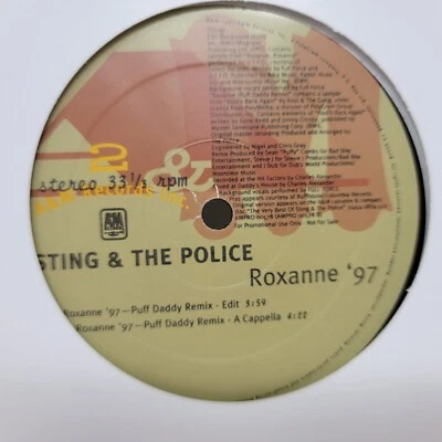 Sting & The Police Roxanne 97  12" Vinyl Record Single - Image 1 of 4